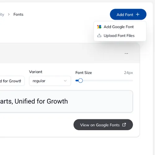 Add fonts