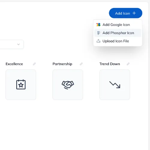Add icons