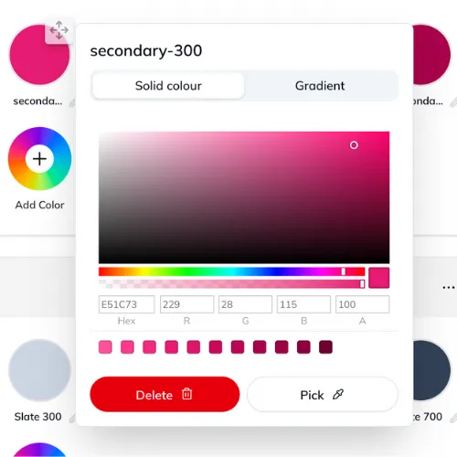 Use advanced colour controls