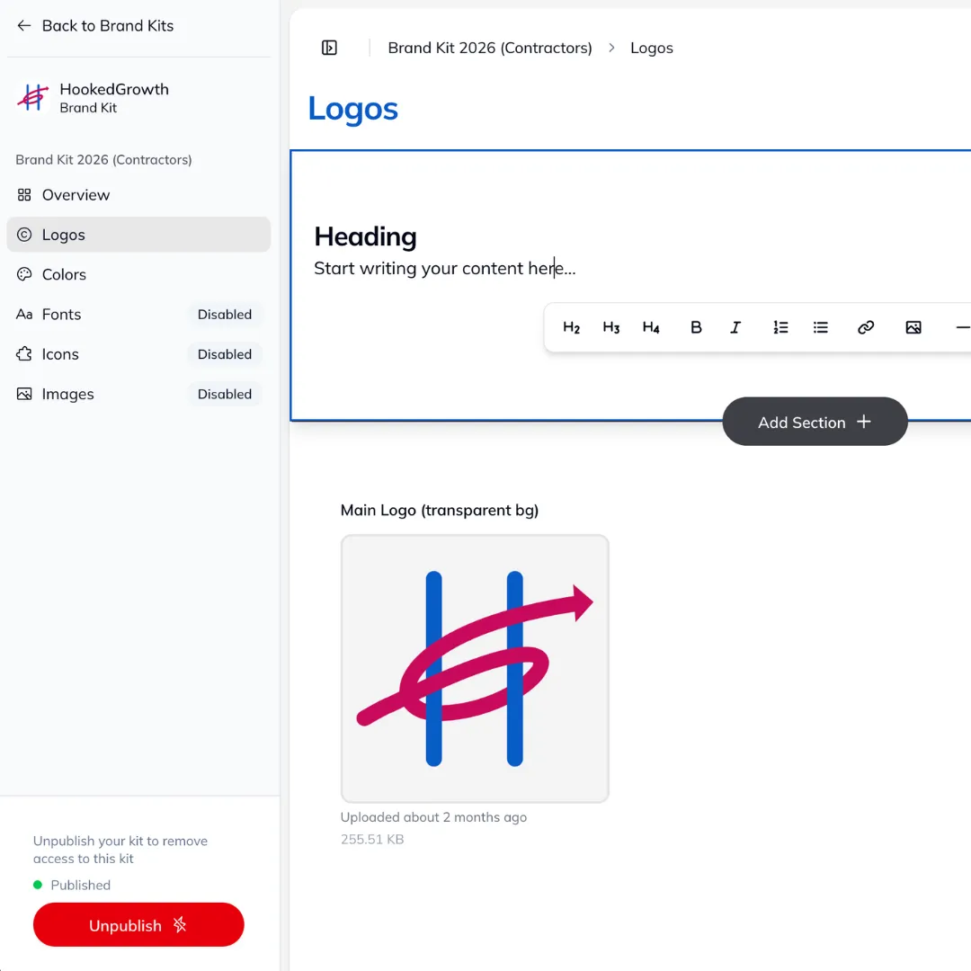 Brand documentation