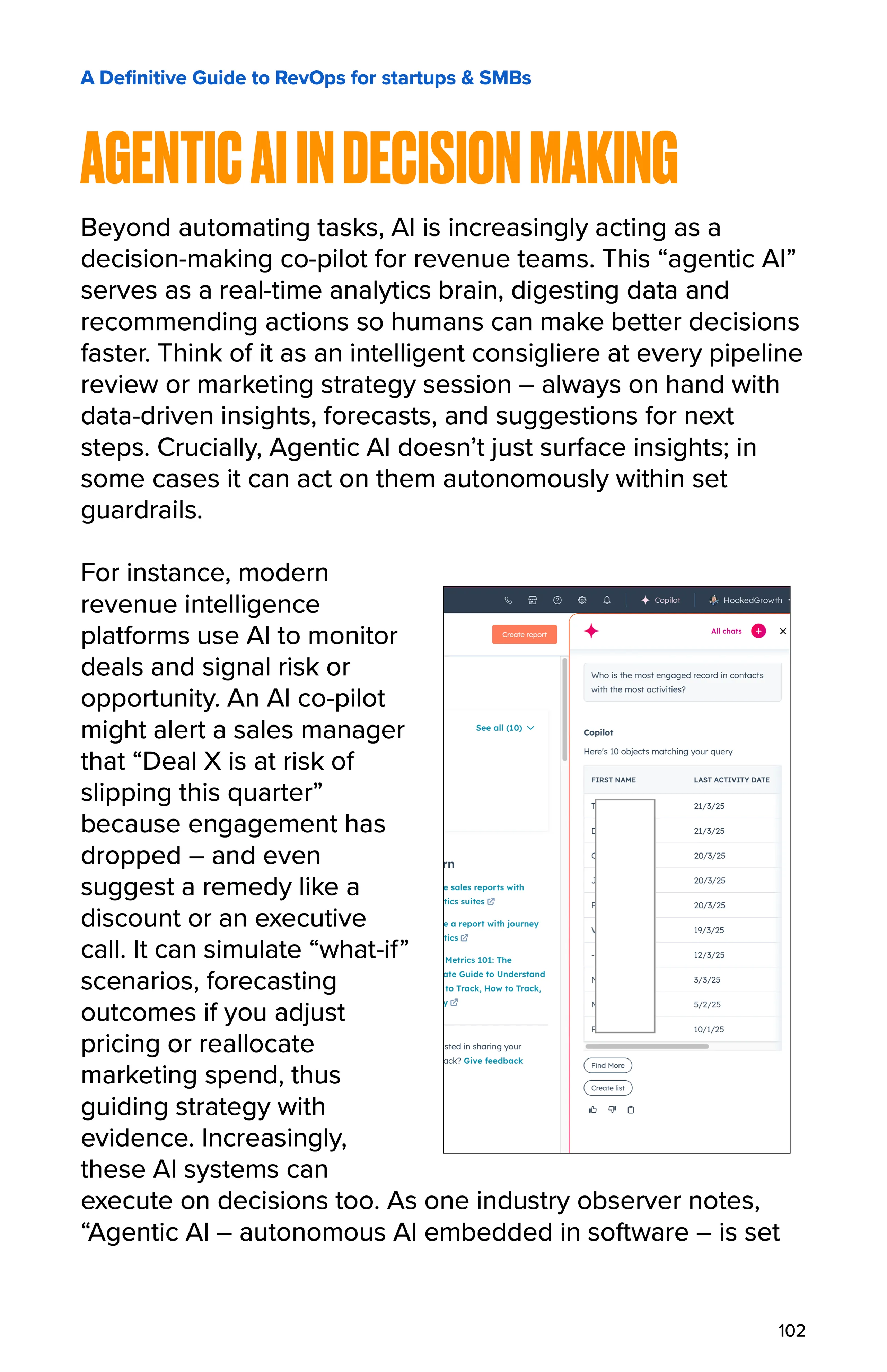 Agentic AI in Decision Making